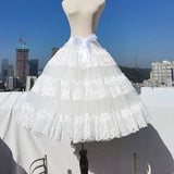 Ebbgo   Lolita Underskirt Support Violent Boneless Soft Yarn Long Carmen Gorgeous Cloud Petticoat