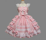 pirates vs sailors drees to impress Lolita Princess Dress Gothic Chiffon Lace Bow Cosplay Ball Gown Sling Dress