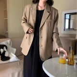 frat boy outfits Suit Jacket Female Wei Song Spring New Korean Style Early Spring Suit Top Loose Retro All-Match Cardigan