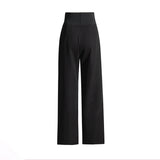 frat boy outfits Fashionable Casual Straight Pants Summer New Simple All-Match High Waist Slimming Long Wide Leg Pants for Women