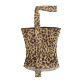 halter tops Summer New Leopard Print Sexy Hanging Neck Tube Top Slim Slimming Vest B88703