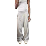 y2k Personalized Street Gray Casual Pants Couple Baggy Sweatpants Pants