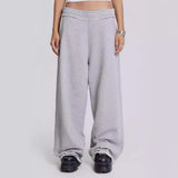 y2k Personalized Street Gray Casual Pants Couple Baggy Sweatpants Pants