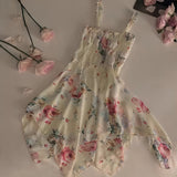 cherry blossom dress to impress Butterfly Miaosi Silk Hair French Flower Dress Chiffon Strap Pajamas Pure Desire Temptation Nightdress Sexy Niche