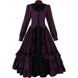 main character dress to impress Medieval Gothic Bow Dress Performance Clothing Renaissance Steampunk Women Skirt