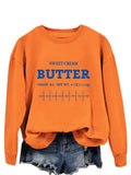 sweatshirt Sweet Cream Butter New Fashion Trendy Sweater Women's plus Size Top