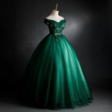 Ebbgo  -  Dinner dresses piano solo Quinceanera dress Green Pettiskirt dinner party Maxi evening gown H279