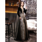 Ebbgo  -  Prom dresses gala formal occasion Dinner evening dress party floral shining bright ball gown H888