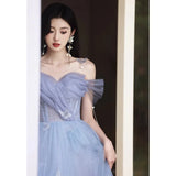 Ebbgo  -  Evening Dress Women's Banquet Super Fairy off-Shoulder Butterfly Dresses L0889