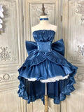 Ebbgo -  Lolita Dresses Summer  New Flower Wedding High-End Affordable Luxury Birthday Tube Top Little Dress Pettiskirt