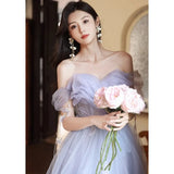 Ebbgo  -  Evening Dress Women's Banquet Super Fairy off-Shoulder Butterfly Dresses L0889