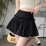 Ebbgo  2024 New Spring/Summer Design Short Skirt Feels Small, High Waist Appears Slim, Small, Polka Dotted, Sexy, Cute Short Skirt