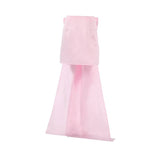 Ebbgo  Spring New French Girls Pink Ding Big Bow Princess Skirt Half skirt 2024