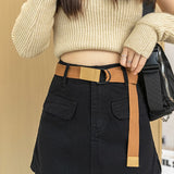 Ebbgo  Streetwear Cargo Mini Skirts Women Harajuku Vintage Y2k 90s Casual Hight Waist Sexy Clubwear Clothes Fashion Short Skirt