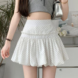 Ebbgo  2024 New Spring/Summer Design Short Skirt Feels Small, High Waist Appears Slim, Small, Polka Dotted, Sexy, Cute Short Skirt