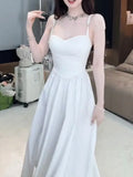 Ebbgo  -  Elegant Korean Midi Women Dresses Summer Slim New Evening Party Fashion Casual Y2K Vestidos Clothes