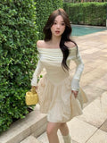 Ebbgo  Short Skirt  Frocks for Womens Free Sh... Winter Dresses for Women Dress Korean Style Japanese Y2k Moda Mujer Korean Dress