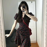 Ebbgo  Vestido Fiesta Skirts Women Dress Vestidos Cortos Sexys Atr... Birthday Dress for Women Kpop Vestido Vintage cute clothes