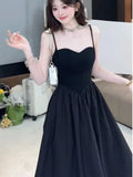 Ebbgo  -  Elegant Korean Midi Women Dresses Summer Slim New Evening Party Fashion Casual Y2K Vestidos Clothes