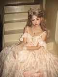 Ebbgo  -  Pink lolita Zidi gorgeous sweet dress Heavy Princess Lolita dress