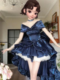 Ebbgo -  Lolita Dresses Summer  New Flower Wedding High-End Affordable Luxury Birthday Tube Top Little Dress Pettiskirt