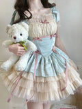 Ebbgo  -  Lolita Dresses Ballet Style Dress Sling Cake Summer