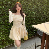 Ebbgo  Short Skirt  Frocks for Womens Free Sh... Winter Dresses for Women Dress Korean Style Japanese Y2k Moda Mujer Korean Dress