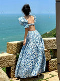 Ebbgo  Maxi Dresses for Women Vestidos Para Playa Vestido Boho  Beach Dress Ropa Femenina Con Envío G Korean Praia Birthday Dresses