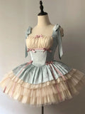 Ebbgo  -  Lolita Dresses Ballet Style Dress Sling Cake Summer