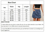 Ebbgo  Y2k Mini Skirt Women Women Vintage Denim Skirt Female Fashion Washed Jeans Skirt Ladies Slim High Waist Pocket Patchwork Faldas