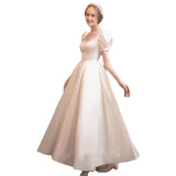 Ebbgo  -  Dresses gala Satin Dress Princess ball gown Banquet pearl gowns L0804