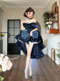 Ebbgo -  Lolita Dresses Summer  New Flower Wedding High-End Affordable Luxury Birthday Tube Top Little Dress Pettiskirt