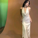 Ebbgo  Vestido De Festa De Casa Dresses on Sales with Fre Moda Mujeres Korean Fashion Birthday Dress for Women Maxi Dress Summer