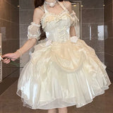 Ebbgo  -  Graceful and Cute Lolita Dresses Rose Romantic Fairy Elegant Dress